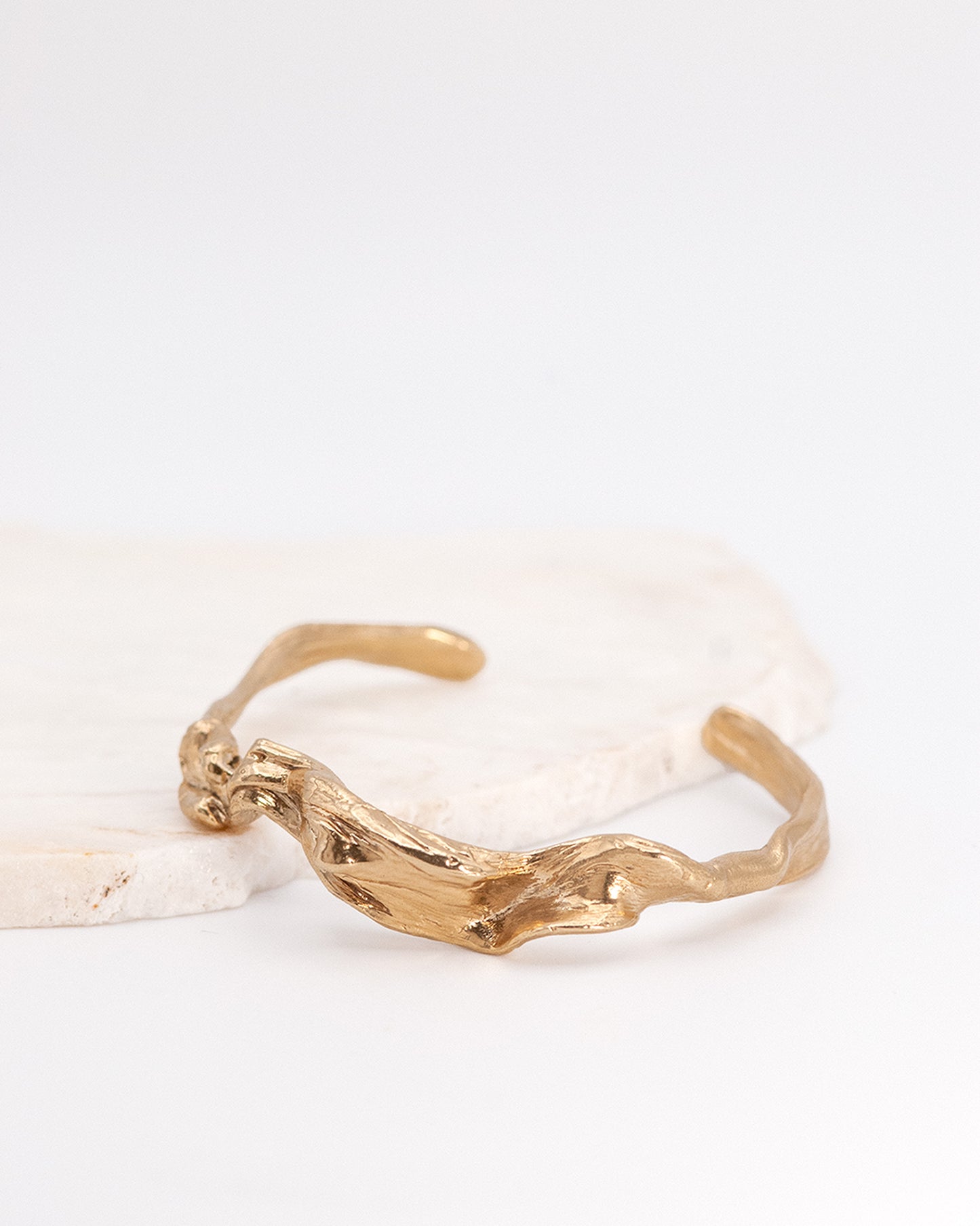 Veil of Smoke Cuff in Gold