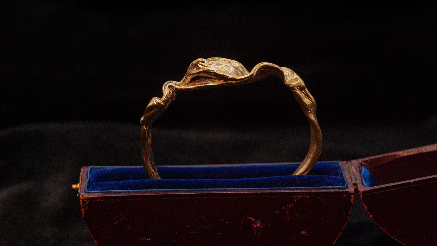 Veil of Smoke Cuff in Gold