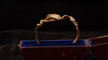 Veil of Smoke Cuff in Gold