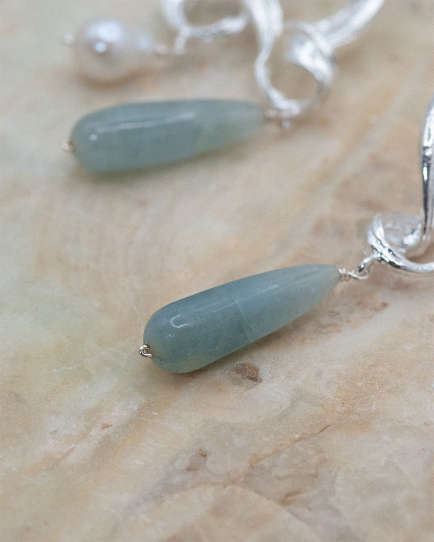 Oracle Earrings in Silver