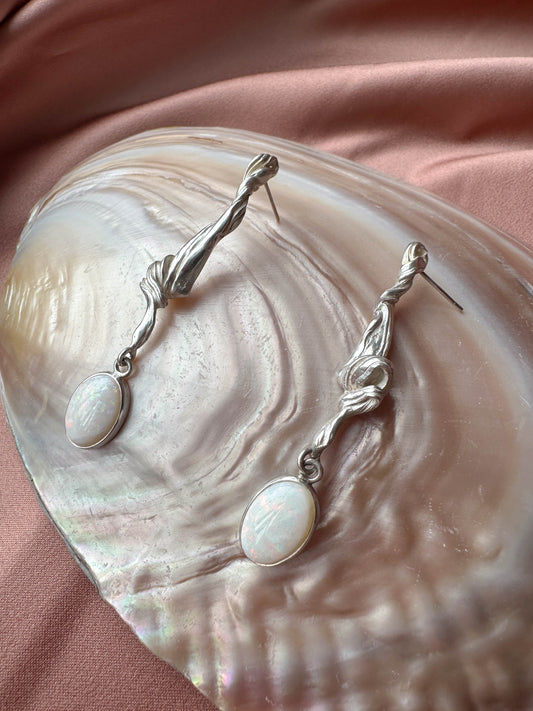 Metamorphosis Earring with Opal Drops