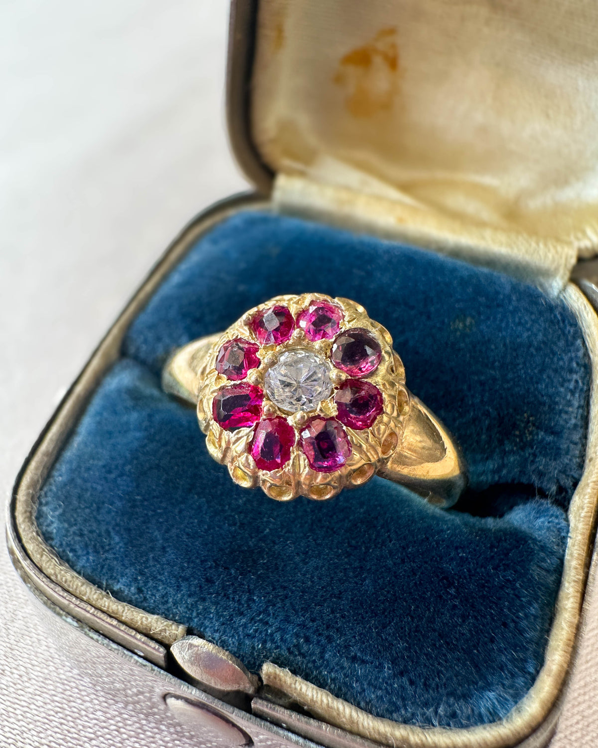 Antique Ruby and Diamond Ring