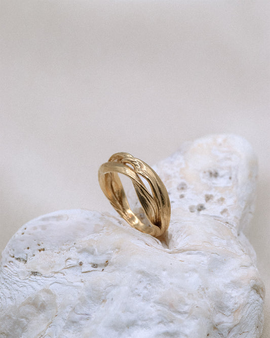 Spun Together Ring in Gold