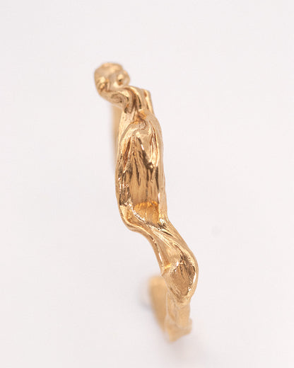 Veil of Smoke Cuff in Gold